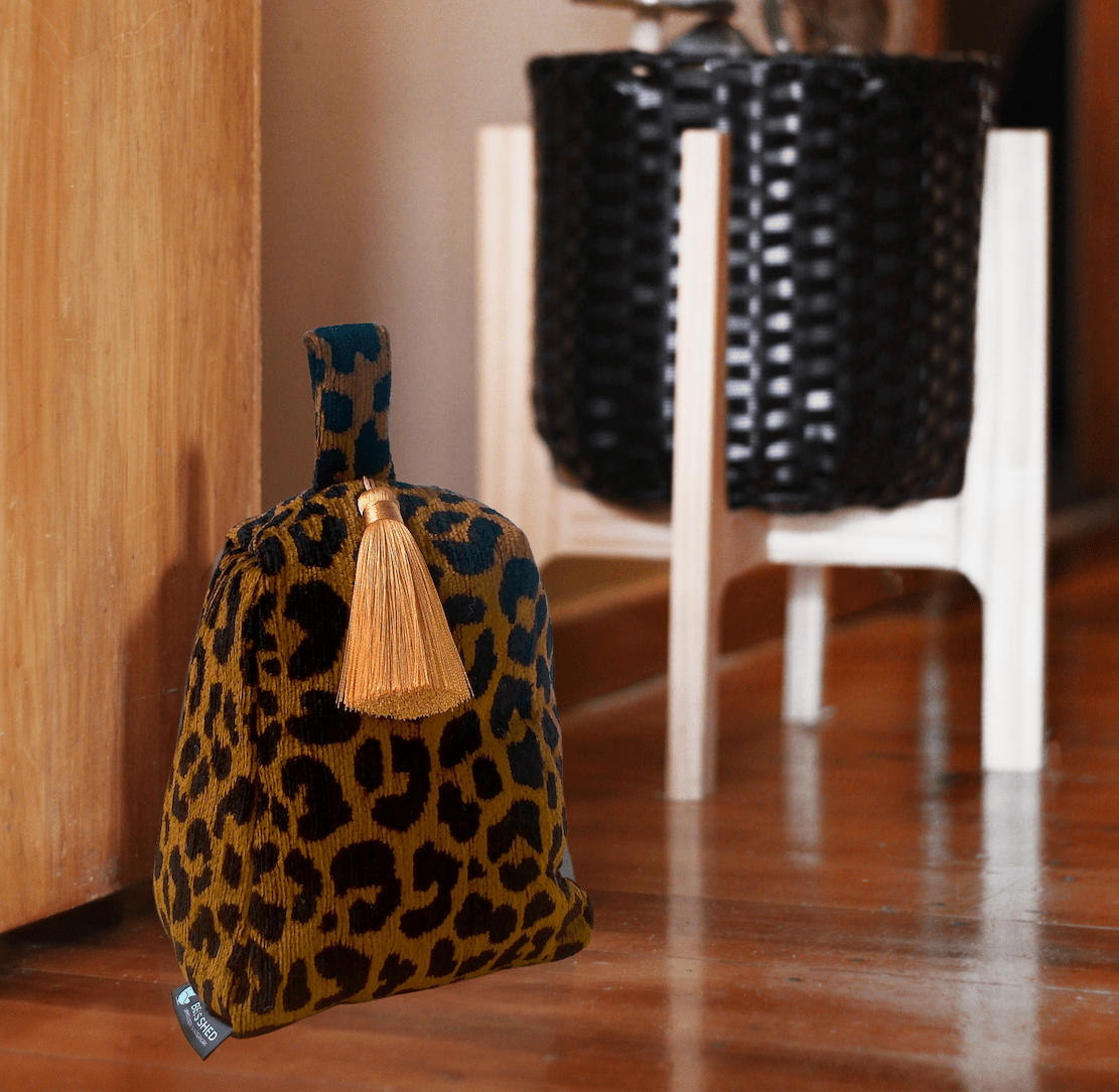 Door Stop (Leopard & Gold)