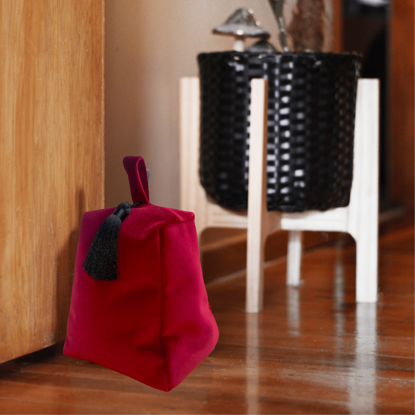 Door Stop (Ruby & Black)